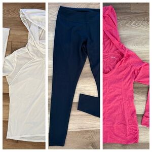 3-Pieces Zella - Hooded Long Sleeves and Leggings